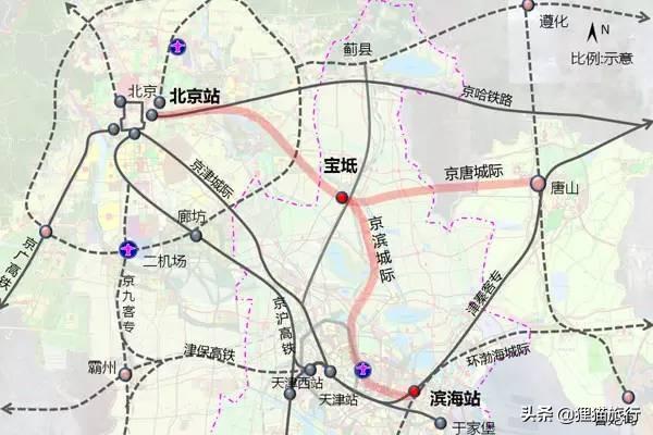 京唐高铁最新线路图，连接繁荣与未来的纽带