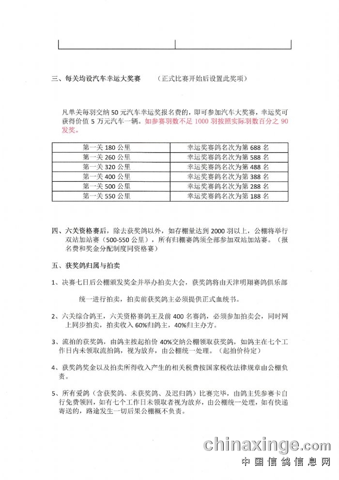 铭桥赛鸽公棚最新公告