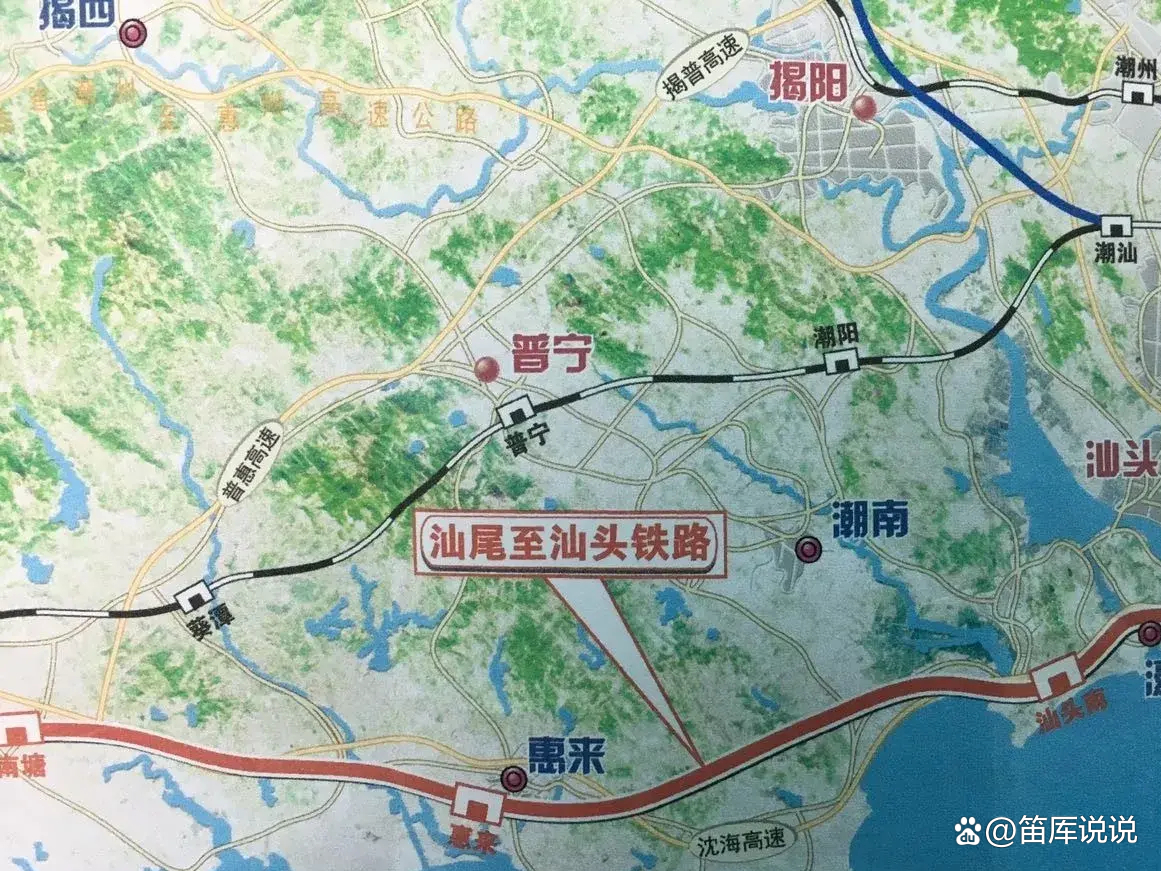 汕梅高铁最新线路图